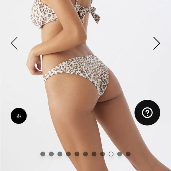 O’NEILL WOMEN’S BIKINI BOTTOM LEO FLAMENCO WITH HI-LEG DESIGN SIZE SMALL NWT - Picture 8 of 9